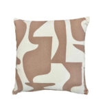 NEYSA ΔΙΑΚΟΣΜΗΤΙΚΟ ΜΑΞΙΛΑΡΙ 45x45 ΒΑΜΒΑΚΙ IVORY ΜΠΕΖ POLYESTER