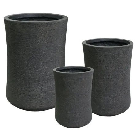 ΚΑΣΠΩ FIBER CLAY ΣΕΤ/3 ΑΝΘΡΑΚΙ ΚΑΜΠΥΛΗ - Κασπω