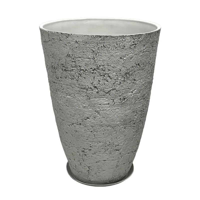 STONE POLYRESIN ΚΑΣΠΩ ΜΕ ΠΙΑΤΟ ΓΚΡΙ ΦΘΑΡΜΕΝΟΣ ΒΡΑΧΟΣ ΜΕΓΑΛΟ - Φ51x71cm