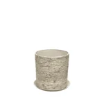 STONE POLYRESIN ΚΑΣΠΩ ΜΕ ΠΙΑΤΟ ΜΠΕΖ ΠΑΛΑΙΩΜΕΝΟ ΦΙΛΝΤΙΣΙ ΜΙΚΡΟ - Φ28x28cm