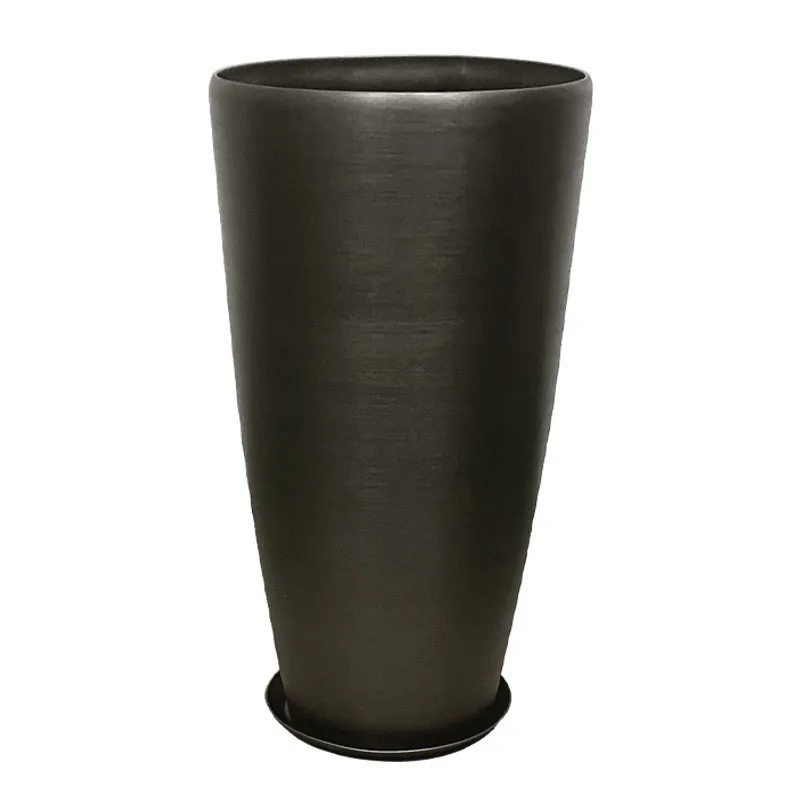 STONE POLYRESIN ΚΑΣΠΩ ΜΕ ΠΙΑΤΟ ΓΚΡΙ ΟΨΙΔΙΑΝΟY ΜΕΓΑΛΟ - Φ40x75.5cm