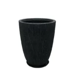 POLYRESIN ΚΑΣΠΩ ΜΕ ΠΙΑΤΟ ΜΑΥΡΟ ΓΡΑΝΙΤΗ ΡΙΓΩΤΟ ΜΑΚΡΥ ΜΕΣΑΙΟ - Φ37x48.5cm