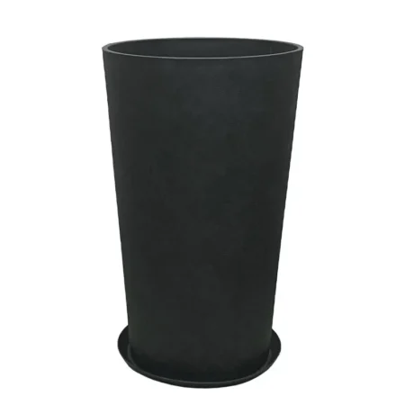 STONE POLYRESIN ΚΑΣΠΩ ΜΕ ΠΙΑΤΟ ΜΑΥΡΟ ΑΝΘΡΑΚΙ ΚΩΝIKO ΨΗΛΟ ΜΕΓΑΛΟ - Φ45.5x76cm - Κασπω