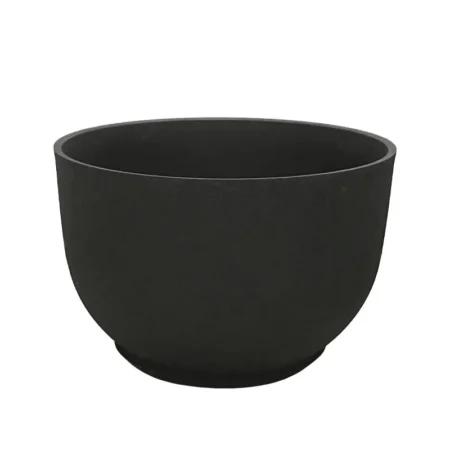 STONE POLYRESIN ΚΑΣΠΩ ΜΕ ΠΙΑΤΟ ΜΑΥΡΟ ΑΝΘΡΑΚΙ ΓΑΒΑΘΑ ΜΕΓΑΛΟ - Φ55x36.5cm