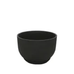STONE POLYRESIN ΚΑΣΠΩ ΜΕ ΠΙΑΤΟ ΜΑΥΡΟ ΑΝΘΡΑΚΙ ΓΑΒΑΘΑ ΜΙΚΡΟ - Φ33x22cm