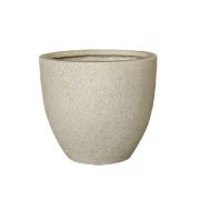 ΚΑΣΠΩ FIBER CLAY ΜΠΕΖ-ΓΡΑΝΙΤΗ ΣΤΡΟΓΓΥΛΟ ΓΙΓΑΣ Φ55x46cm - Κασπω