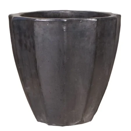 ΠΙΘΑΡΙ-ΚΑΣΠΩ ΜΑΥΡΟ ΜΑΤ ΠΟΛΥΓΩΝΟ ΜΕΓΑΛΟ Φ49x47cm - Κασπω