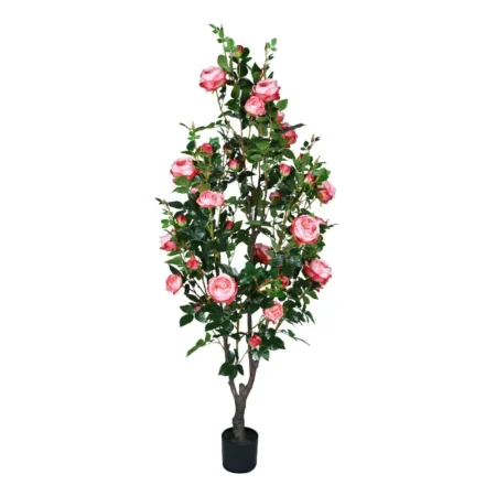 ΔΕΝΤΡΟ ΡΟΖ ΤΡΙΑΝΤΑΦΥΛΛΙΑ ΣΕ ΓΛΑΣΤΡΑ Υ175cm