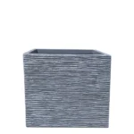 ΚΑΣΠΩ FIBERCLAY ΑΝΟΙΧΤΟ ΓΚΡΙ ΤΕΤΡΑΓΩΝΟ-ΓΡΑΜΜΩΣΕΙΣ ΜΕΣΑΙΟ - 43x43x40cm