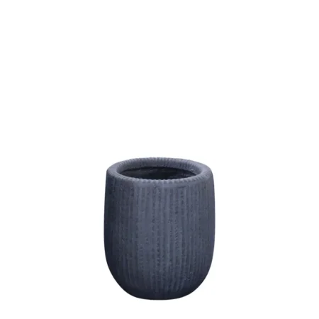 ΚΑΣΠΩ FIBERCLAY ΣΚ.ΓΚΡΙ ΣΤΡΟΓΓΥΛΟ-ΓΡΑΜΜΩΣΕΙΣ ΚΑΘΕΤΕΣ ΜΙΚΡΟ - Φ23x28cm - Κασπω