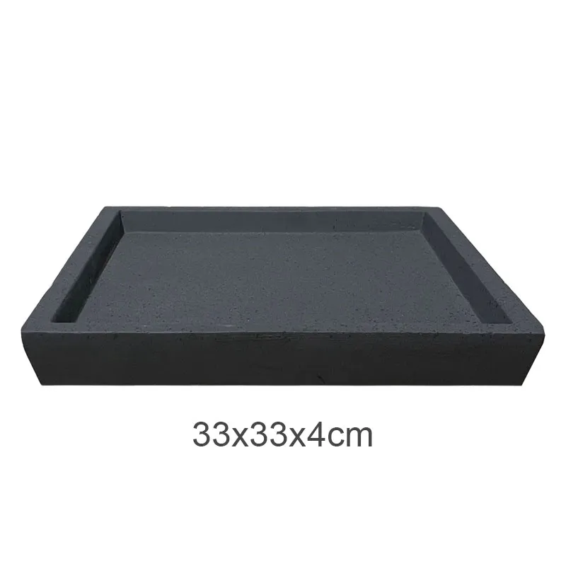 ΠΙΑΤΟ FIBER CLAY ΑΝΘΡΑΚΙ ΓΡΑΝΙΤΗ ΤΕΤΡΑΓΩΝΟ ΓΙΑ ΚΑΣΠΩ - 33x33x4cm