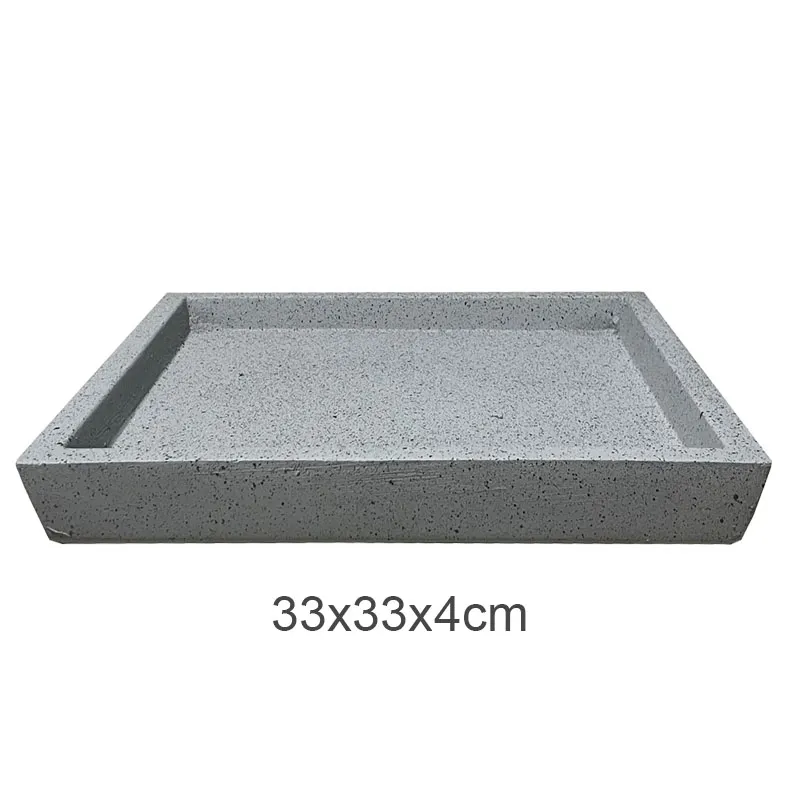ΠΙΑΤΟ FIBER CLAY ΓΚΡΙ ΓΡΑΝΙΤΗ ΤΕΤΡΑΓΩΝΟ ΓΙΑ ΚΑΣΠΩ - 33x33x4cm