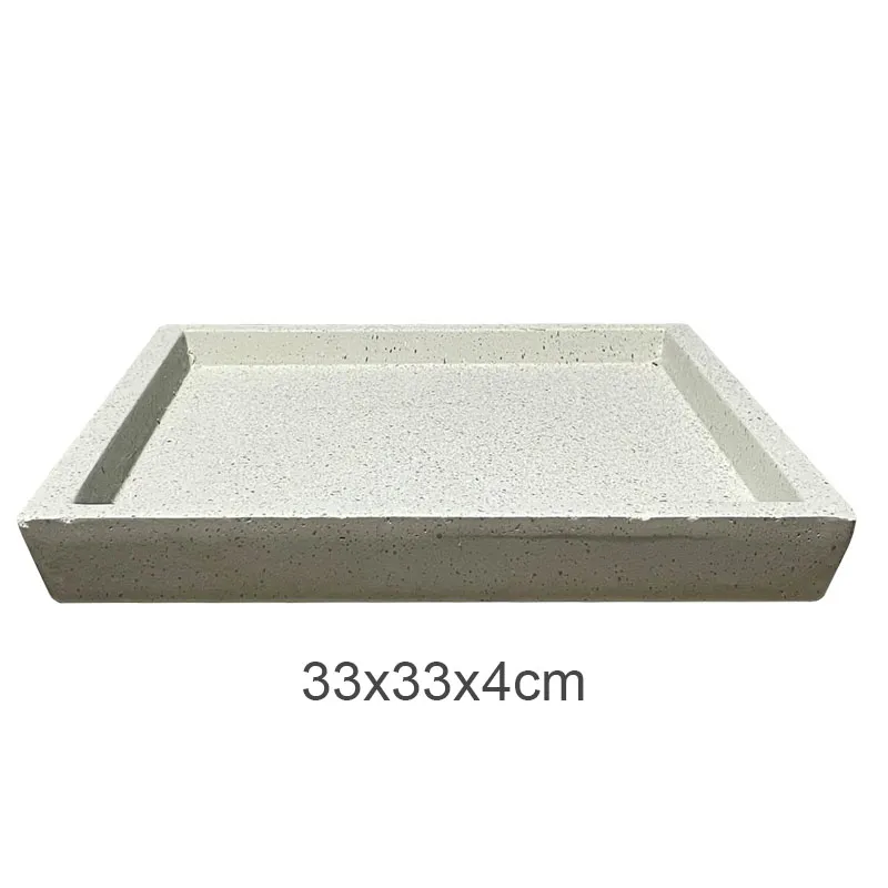 ΠΙΑΤΟ FIBER CLAY ΜΠΕΖ-ΓΡΑΝΙΤΗ ΤΕΤΡΑΓΩΝΟ ΓΙΑ ΚΑΣΠΩ - 33x33x4cm