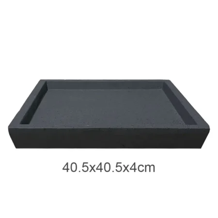 ΠΙΑΤΟ FIBER CLAY ΑΝΘΡΑΚΙ ΓΡΑΝΙΤΗ ΤΕΤΡΑΓΩΝΟ ΓΙΑ ΚΑΣΠΩ - 40.5x40.5x4cm - Κασπω