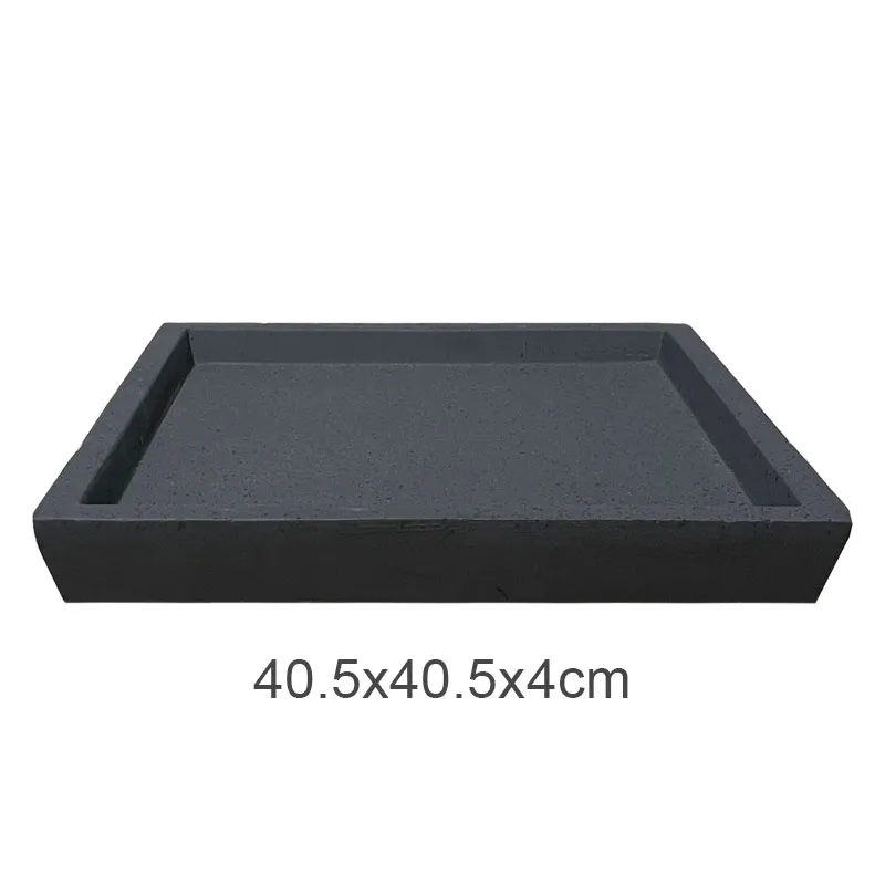 ΠΙΑΤΟ FIBER CLAY ΑΝΘΡΑΚΙ ΓΡΑΝΙΤΗ ΤΕΤΡΑΓΩΝΟ ΓΙΑ ΚΑΣΠΩ - 40.5x40.5x4cm