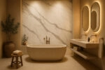 PVC Panel τοιχου 122cm x 280cm x 2,8mm CALACATTA 103