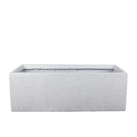 ΖΑΡΝΤΙΝΙΕΡΑ FIBERCLAY XLARGE ΛΕΥΚΟ ΓΡΑΝΙΤΗ ΟΡΘΟΓΩΝΙΟ - 90x36x33cm - Κασπω