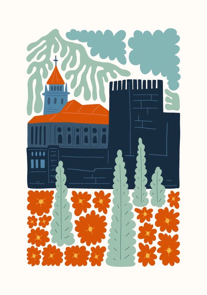 Πόστερ ABSTRACT ANDALUSIA ALHAMBRA