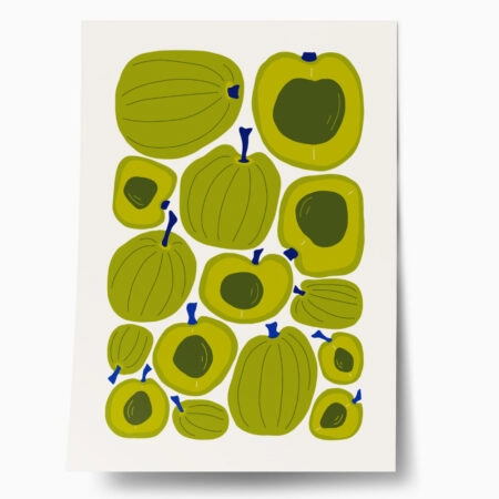 Πόστερ ABSTRACT AVOCADOS - Food & Drink Sticky 1