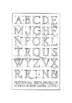 Πόστερ ABSTRACT BLACK AND WHITE CAPITAL LETTERS