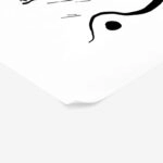 Πόστερ ABSTRACT BLACK AND WHITE COUPLE