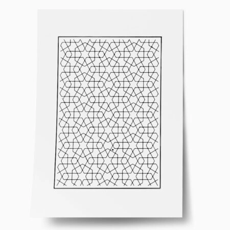 Πόστερ ABSTRACT BLACK AND WHITE GEOMETRY - Abstract - Αφηρημένα Sticky 1