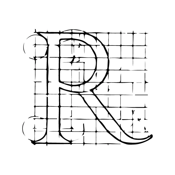 Πόστερ ABSTRACT BLACK AND WHITE TYPOGRAPHY