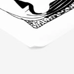Πόστερ ABSTRACT BLACK AND WHITE WOMAN