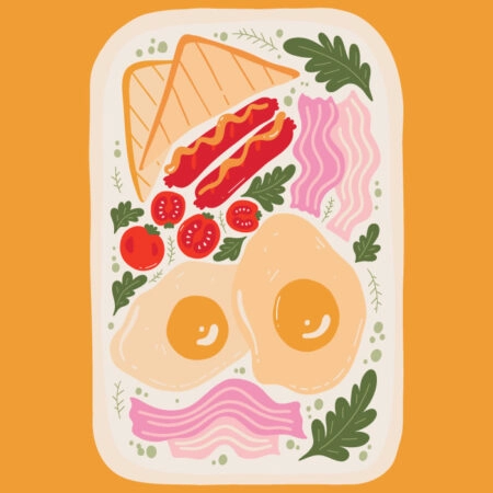Πόστερ ABSTRACT BREAKFAST 2 - Food & Drink Sticky 3