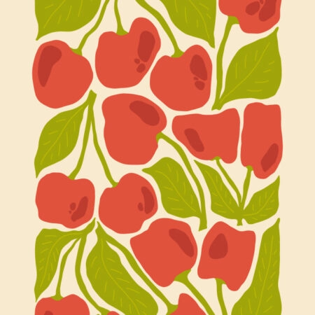 Πόστερ ABSTRACT CHERRIES - Food & Drink Sticky 3