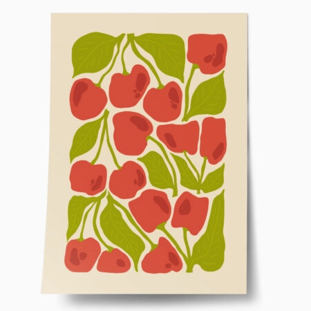 Πόστερ ABSTRACT CHERRIES - Food & Drink Sticky 1