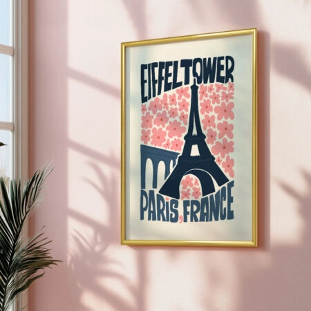 Πόστερ ABSTRACT EIFFEL TOWER - Πολεις - Χαρτες