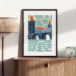 Πόστερ ABSTRACT LONDON BRIDGE