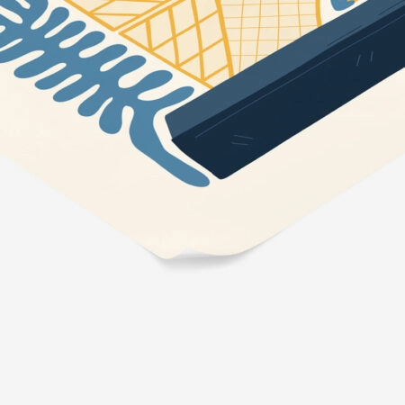 Πόστερ ABSTRACT LOUVRE MUSEUM - Πολεις - Χαρτες Sticky 2