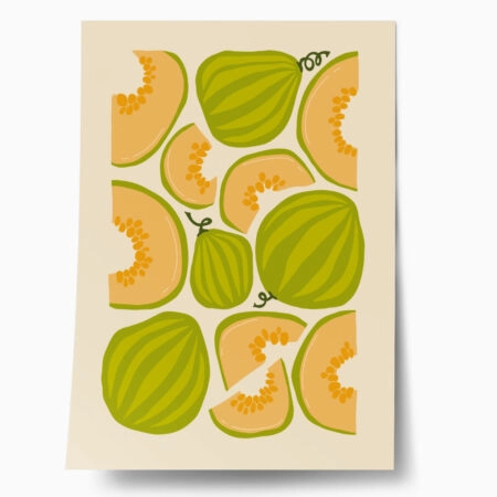 Πόστερ ABSTRACT MELONS - Food & Drink Sticky 1