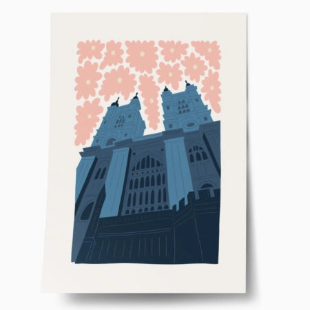 Πόστερ ABSTRACT NOTRE DAME - Πολεις - Χαρτες Sticky 1