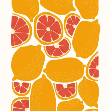 Πόστερ ABSTRACT ORANGES - Food & Drink Sticky 3