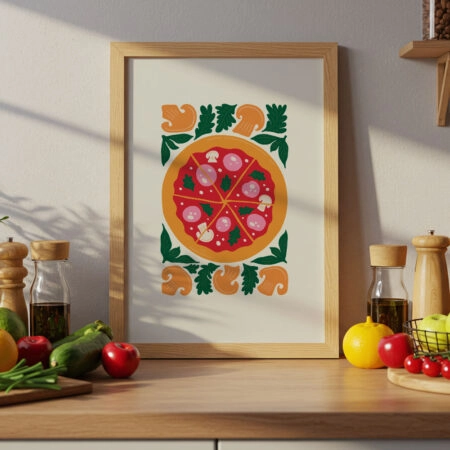 Πόστερ ABSTRACT PIZZA
