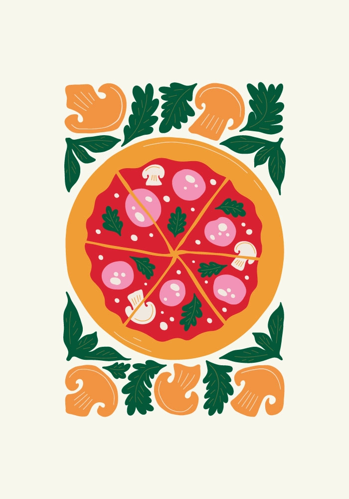 Πόστερ ABSTRACT PIZZA