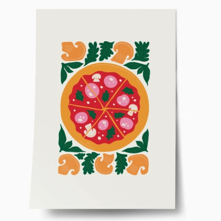 Πόστερ ABSTRACT PIZZA - Food & Drink Sticky 1