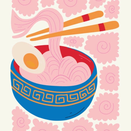 Πόστερ ABSTRACT RAMEN - Food & Drink Sticky 3