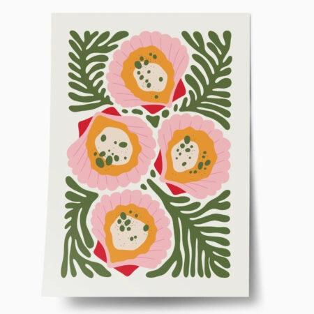 Πόστερ ABSTRACT SEASHELLS - Food & Drink Sticky 1