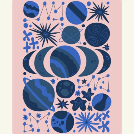 Πόστερ ABSTRACT SPACE 2 - Abstract - Αφηρημένα Sticky 3