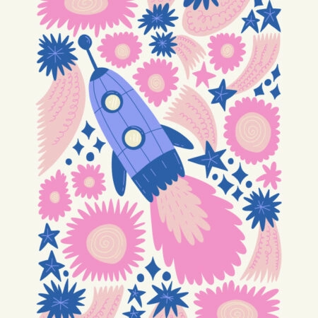 Πόστερ ABSTRACT SPACESHIP 2 - Παιδικά Sticky 3