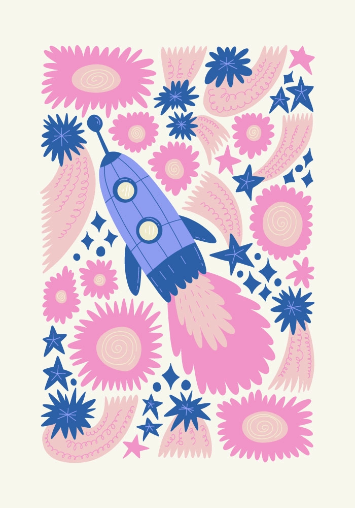 Πόστερ ABSTRACT SPACESHIP 2