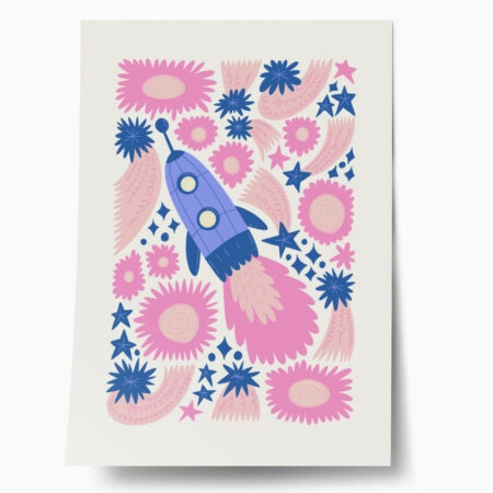 Πόστερ ABSTRACT SPACESHIP 2 - Παιδικά Sticky 1