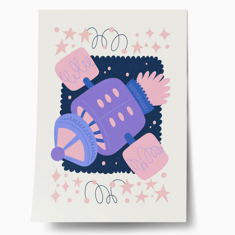 Πόστερ ABSTRACT SPACESHIP