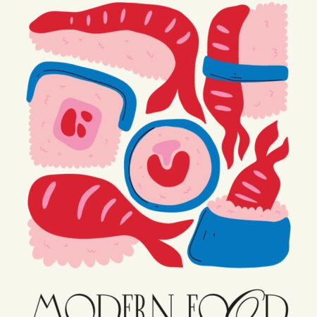 Πόστερ ABSTRACT SUSHI - Food & Drink Sticky 3
