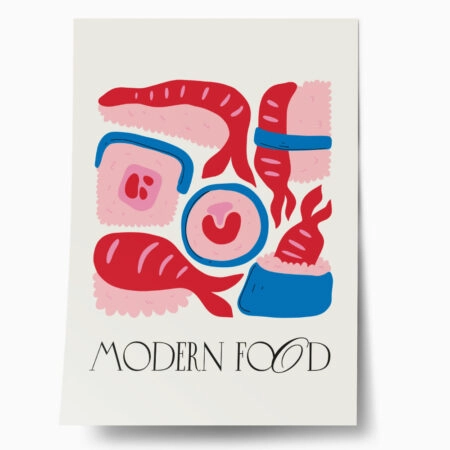 Πόστερ ABSTRACT SUSHI - Food & Drink Sticky 1