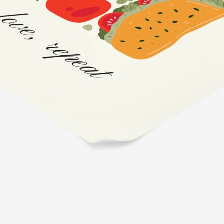 Πόστερ ABSTRACT TACOS - Food & Drink Sticky 2